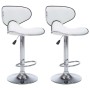 Kitchen stools 2 units white synthetic leather by vidaXL, Kitchen stools - Ref: Foro24-323643, Price: 129,89 €, Discount: %