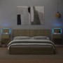 Wall-mounted bedside tables with LED lights, 2 units Sonoma oak. by , Nightstands - Ref: Foro24-848162, Price: 121,70 €, Disc...