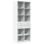 Tall white engineered wood sideboard 70x42.5x185 cm by , Sideboards - Ref: Foro24-3281462, Price: 191,31 €, Discount: %