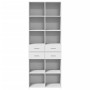 Tall white engineered wood sideboard 70x42.5x185 cm by , Sideboards - Ref: Foro24-3281462, Price: 191,31 €, Discount: %