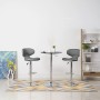 323648 Bar Stools 2 pcs Gray Faux Leather by vidaXL, Kitchen stools - Ref: Foro24-323648, Price: 131,78 €, Discount: %