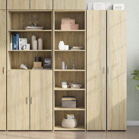 Aparador alto madera de ingeniería roble Sonoma 50x41x185 cm de , Aparadores - Ref: Foro24-3281682, Precio: 124,99 €, Descuen...