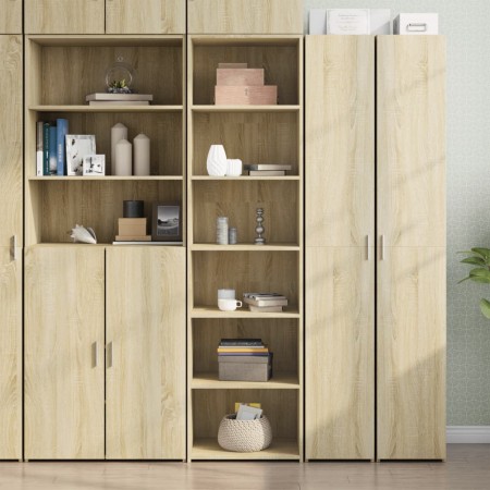 Aparador alto madera de ingeniería roble Sonoma 50x41x185 cm de , Aparadores - Ref: Foro24-3281682, Precio: 125,62 €, Descuen...