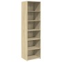 Aparador alto madera de ingeniería roble Sonoma 50x41x185 cm de , Aparadores - Ref: Foro24-3281682, Precio: 125,62 €, Descuen...