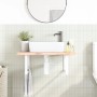 Sink shelf supports 2 units rectangular white steel roof by , Supports and crossbars - Ref: Foro24-4007268, Price: 38,99 €, D...