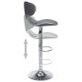 323648 Bar Stools 2 pcs Gray Faux Leather by vidaXL, Kitchen stools - Ref: Foro24-323648, Price: 131,78 €, Discount: %