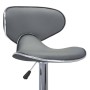 323648 Bar Stools 2 pcs Gray Faux Leather by vidaXL, Kitchen stools - Ref: Foro24-323648, Price: 131,78 €, Discount: %