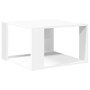 Mesa de centro madera de ingeniería blanca 51,5x51,5x30 cm de , Mesas de centro - Ref: Foro24-848136, Precio: 41,01 €, Descue...