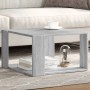 Engineered wood Sonoma gray coffee table 51.5x51.5x30 cm by , Coffee table - Ref: Foro24-848141, Price: 41,01 €, Discount: %