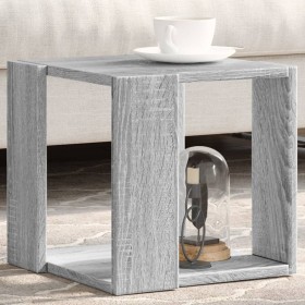 Engineered wood Sonoma gray coffee table 32x32x30 cm by , Coffee table - Ref: Foro24-848148, Price: 27,99 €, Discount: %