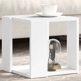 Mesa de centro madera de ingeniería blanca 32x32x30 cm de , Mesas de centro - Ref: Foro24-848143, Precio: 27,99 €, Descuento: %