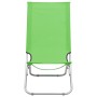 Folding beach chairs 2 units green fabric by vidaXL, Garden chairs - Ref: Foro24-310379, Price: 74,05 €, Discount: %