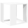 Mesa de centro madera de ingeniería blanca 32x32x30 cm de , Mesas de centro - Ref: Foro24-848143, Precio: 27,65 €, Descuento: %