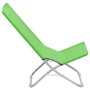 Folding beach chairs 2 units green fabric by vidaXL, Garden chairs - Ref: Foro24-310379, Price: 74,05 €, Discount: %