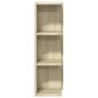 Plywood oak-colored mirror bathroom cabinet 80x20.5x64 cm by , bathroom vanities - Ref: Foro24-849603, Price: 86,90 €, Discou...