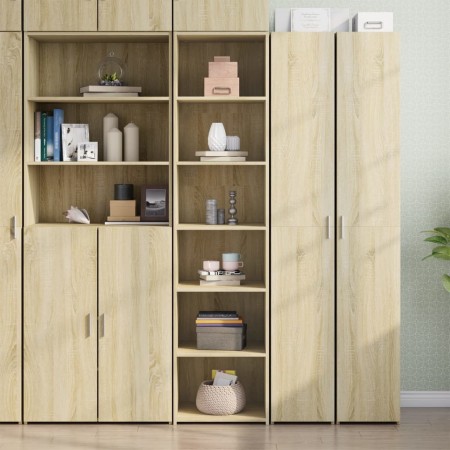 Engineered wood high sideboard in Sonoma oak 45x41x185 cm by , Sideboards - Ref: Foro24-3281675, Price: 116,97 €, Discount: %