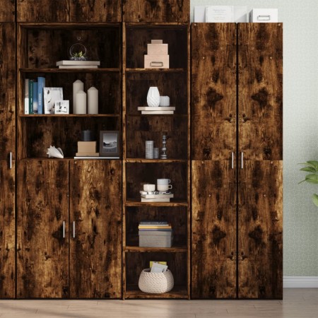 Engineered wood high sideboard in Sonoma oak 45x41x185 cm by , Sideboards - Ref: Foro24-3281677, Price: 116,99 €, Discount: %