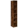 Aparador alto madera de ingeniería roble ahumado 30x41x185 cm de , Aparadores - Ref: Foro24-846415, Precio: 98,99 €, Descuent...