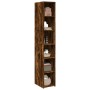 Aparador alto madera de ingeniería roble ahumado 30x41x185 cm de , Aparadores - Ref: Foro24-846415, Precio: 98,99 €, Descuent...