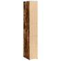 Aparador alto madera de ingeniería roble ahumado 30x41x185 cm de , Aparadores - Ref: Foro24-846415, Precio: 98,99 €, Descuent...