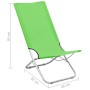 Folding beach chairs 2 units green fabric by vidaXL, Garden chairs - Ref: Foro24-310379, Price: 74,05 €, Discount: %