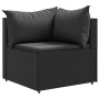 Garden furniture set, 6 pieces, with black synthetic rattan cushions. by , Garden sets - Ref: Foro24-3308107, Price: 469,60 €...