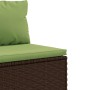 Garden furniture set, 5 pieces, with brown synthetic rattan cushions. by , Garden sets - Ref: Foro24-3308158, Price: 418,10 €...