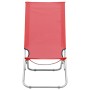 Folding beach chairs 2 units red fabric by vidaXL, Garden chairs - Ref: Foro24-310376, Price: 69,60 €, Discount: %