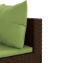 Garden furniture set, 5 pieces, with brown synthetic rattan cushions. by , Garden sets - Ref: Foro24-3308158, Price: 418,10 €...