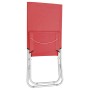 Folding beach chairs 2 units red fabric by vidaXL, Garden chairs - Ref: Foro24-310376, Price: 69,60 €, Discount: %