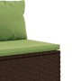 Garden furniture set, 5 pieces, with brown synthetic rattan cushions. by , Garden sets - Ref: Foro24-3308126, Price: 418,10 €...