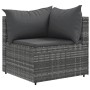 6-piece garden furniture set with gray synthetic rattan cushions by , Garden sets - Ref: Foro24-3308170, Price: 386,99 €, Dis...