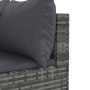 6-piece garden furniture set with gray synthetic rattan cushions by , Garden sets - Ref: Foro24-3308170, Price: 386,99 €, Dis...