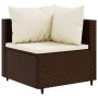 Garden furniture set, 5 pieces, with brown synthetic rattan cushions. by , Garden sets - Ref: Foro24-3308153, Price: 380,04 €...