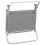 Folding beach chairs 2 units gray fabric by vidaXL, Garden chairs - Ref: Foro24-310368, Price: 70,99 €, Discount: %