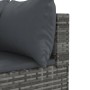 6-piece garden furniture set with gray synthetic rattan cushions by , Garden sets - Ref: Foro24-3308130, Price: 373,70 €, Dis...