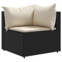 Garden furniture set, 6 pieces, with black synthetic rattan cushions. by , Garden sets - Ref: Foro24-3308096, Price: 404,95 €...