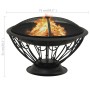 Brasero con atizador acero XXL 75 cm de vidaXL, Chimeneas - Ref: Foro24-311895, Precio: 153,65 €, Descuento: %