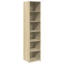 Aparador alto madera de ingeniería roble Sonoma 40x41x185 cm de , Aparadores - Ref: Foro24-3281668, Precio: 109,99 €, Descuen...