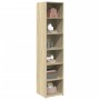 Aparador alto madera de ingeniería roble Sonoma 40x41x185 cm de , Aparadores - Ref: Foro24-3281668, Precio: 109,99 €, Descuen...