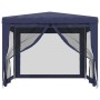 Carpa para fiestas con 4 paredes de malla HDPE azul 3x3 m de , Carpas y cenadores - Ref: Foro24-319227, Precio: 77,99 €, Desc...