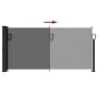 Toldo lateral retráctil negro 100x500 cm de , Sombrillas - Ref: Foro24-4004384, Precio: 83,80 €, Descuento: %