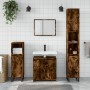 Bathroom furniture set 2 pieces smoked oak plywood by , Bathroom furniture - Ref: Foro24-835697, Price: 78,92 €, Discount: %