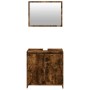 Bathroom furniture set 2 pieces smoked oak plywood by , Bathroom furniture - Ref: Foro24-835697, Price: 78,92 €, Discount: %