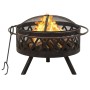 Rustic brazier with XXL steel poker 76 cm by vidaXL, Chimneys - Ref: Foro24-311885, Price: 132,30 €, Discount: %