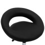 Silla de trabajo con ruedas cuero sintético negro de vidaXL, Sillas de oficina - Ref: Foro24-323664, Precio: 70,54 €, Descuen...