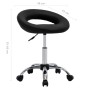 Silla de trabajo con ruedas cuero sintético negro de vidaXL, Sillas de oficina - Ref: Foro24-323664, Precio: 70,54 €, Descuen...