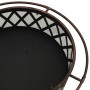 Brasero rústico con atizador acero XXL 76 cm de vidaXL, Chimeneas - Ref: Foro24-311885, Precio: 132,30 €, Descuento: %