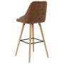 Kitchen stools 2 units brown velvet by , Kitchen stools - Ref: Foro24-289471, Price: 202,99 €, Discount: %