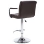 Kitchen stools 2 units brown synthetic leather by , Kitchen stools - Ref: Foro24-323626, Price: 146,51 €, Discount: %